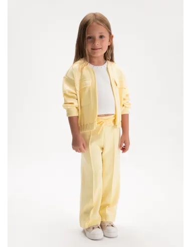 Chandal pique - Vainilla  