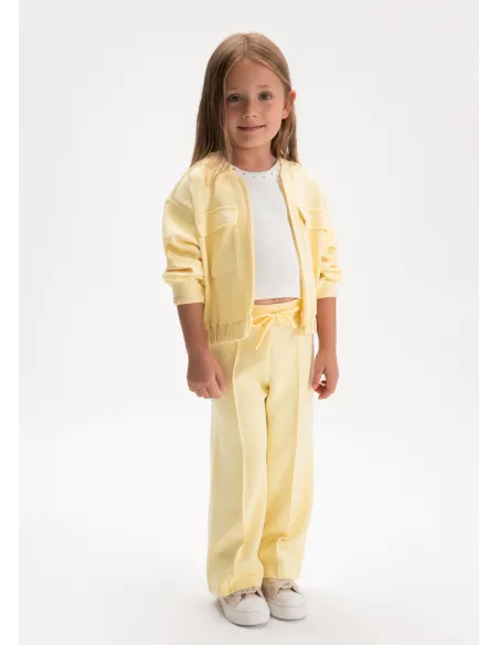 Chandal pique - Vainilla  