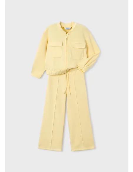 Chandal pique - Vainilla  