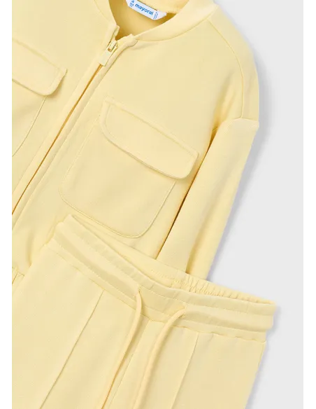 Chandal pique - Vainilla  