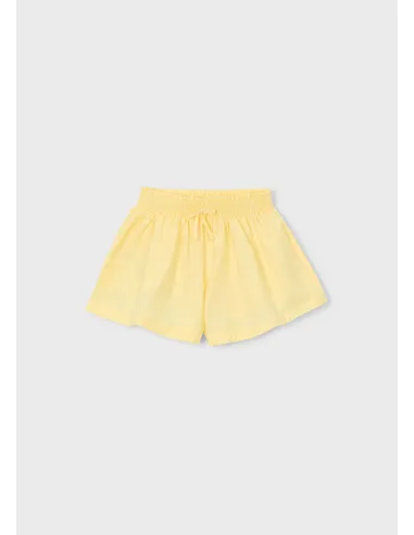 Falda pantalon fluida - Vainilla  