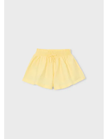 Falda pantalon fluida - Vainilla  