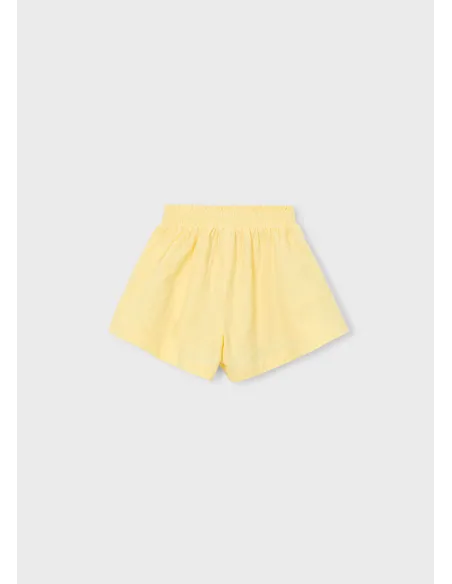 Falda pantalon fluida - Vainilla  