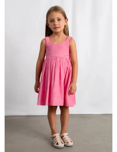 Vestido jacquard flores - Geranio   