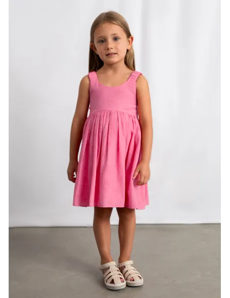 Vestido jacquard flores - Geranio   