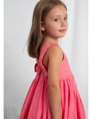 Vestido jacquard flores - Geranio   