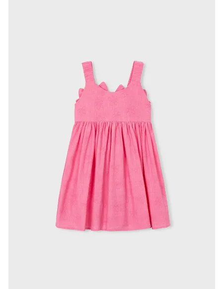 Vestido jacquard flores - Geranio   