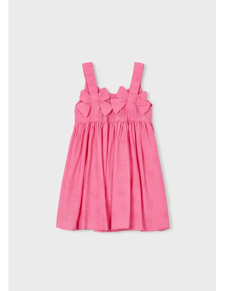 Vestido jacquard flores - Geranio   