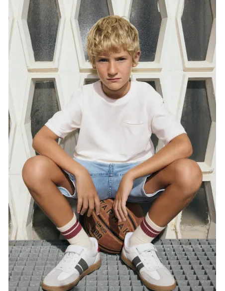 Camiseta m/c granito - Nata      