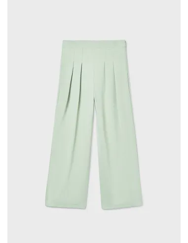 Pantalon largo crepe - Salvia    