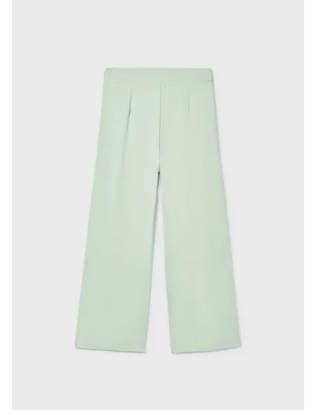 Pantalon largo crepe - Salvia    