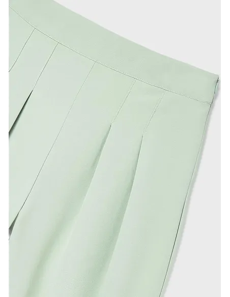 Pantalon largo crepe - Salvia    