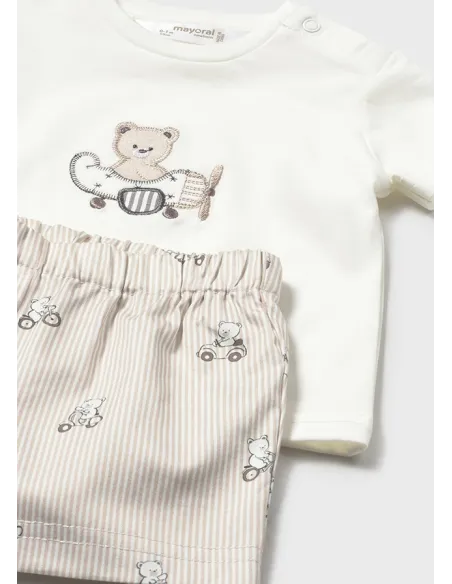 Conj. pantalon corto camiseta - Topo