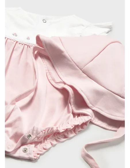 Conj. pelele - Rosa baby