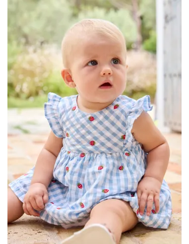 Vestido sersucker - Lagoon