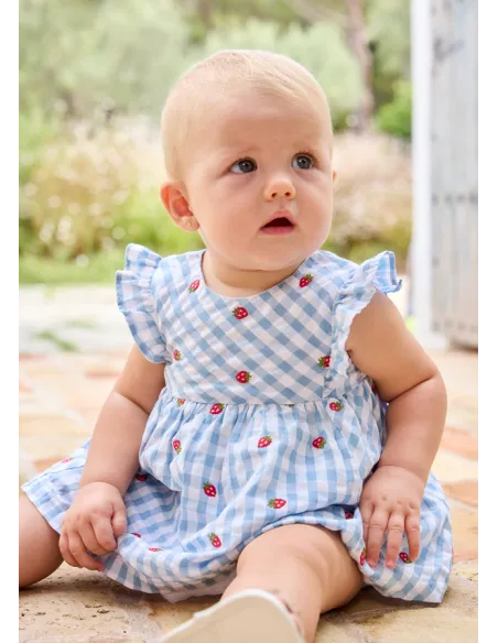 Vestido sersucker - Lagoon