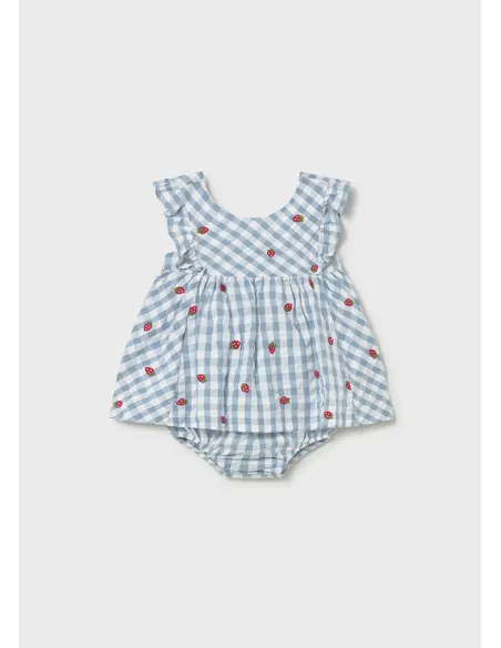 Vestido sersucker - Lagoon