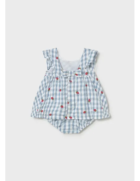 Vestido sersucker - Lagoon