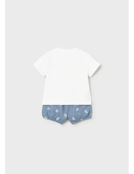 Conj. pantalon corto camiseta - Marea