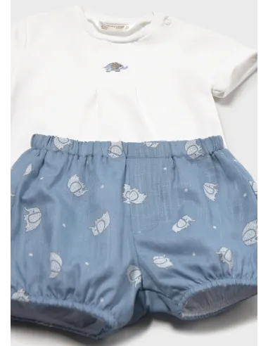Conj. pantalon corto camiseta - Marea