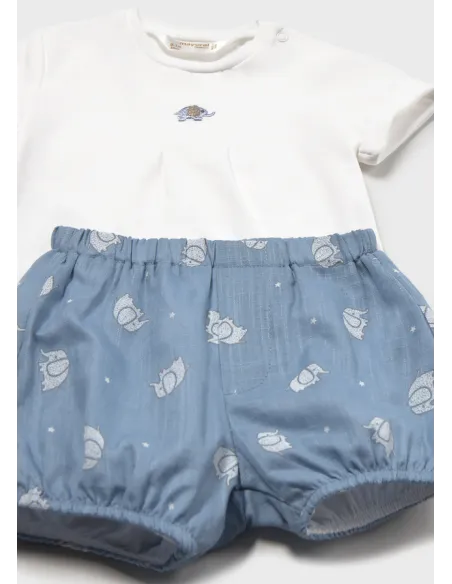 Conj. pantalon corto camiseta - Marea