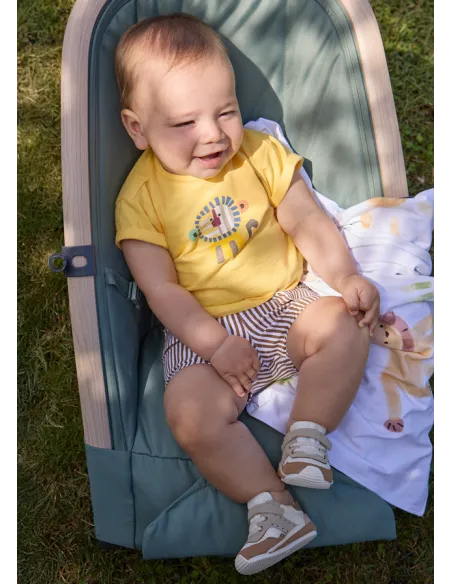 Conj. pantalon corto - Mostaza