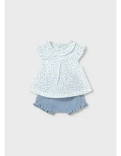 Conj. blusa y tricot - Lagoon    