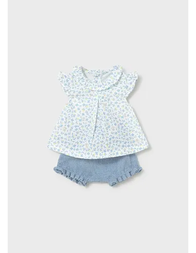 Conj. blusa y tricot - Lagoon    