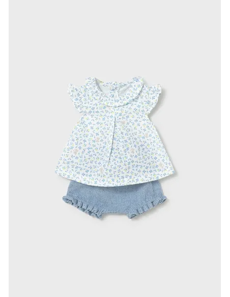 Conj. blusa y tricot - Lagoon    
