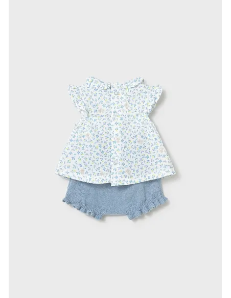 Conj. blusa y tricot - Lagoon    