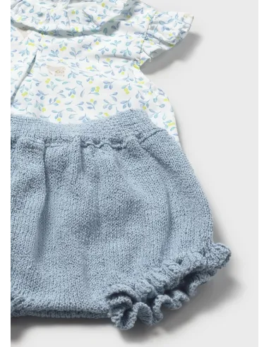 Conj. blusa y tricot - Lagoon    