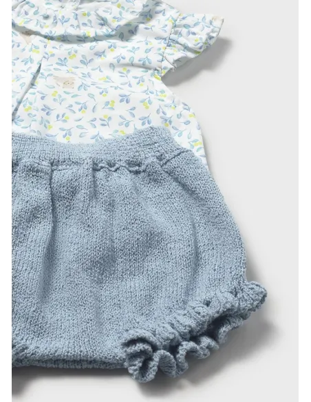 Conj. blusa y tricot - Lagoon    