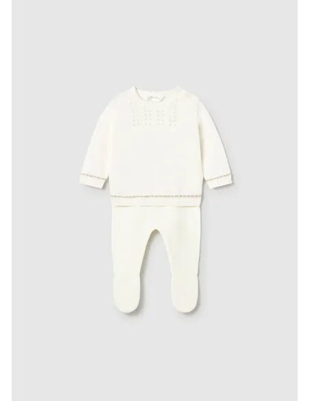 Conj. polaina tricot - Ceramica