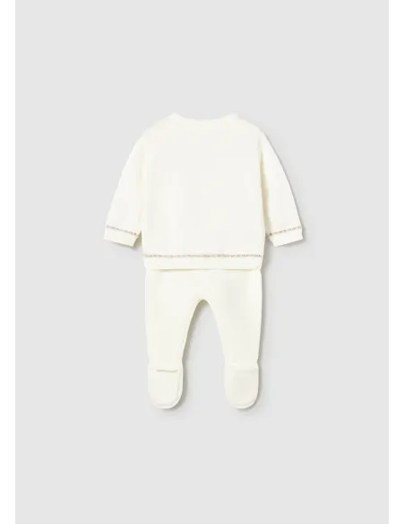 Conj. polaina tricot - Ceramica