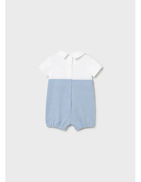 Pelele peto cuello - Cielo