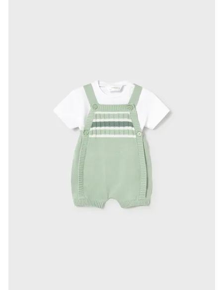 Conj. peto tricot y camiseta - Alga