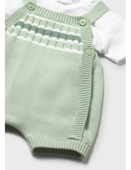 Conj. peto tricot y camiseta - Alga