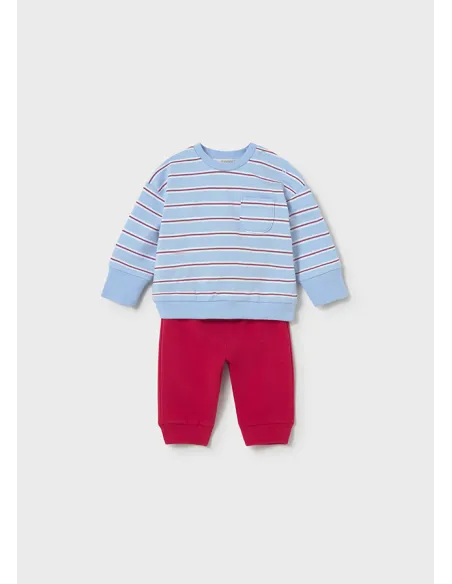 Conj. punto 4 piezas largo - Rojo