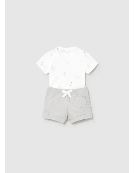 Conj. punto 4 piezas - Plata