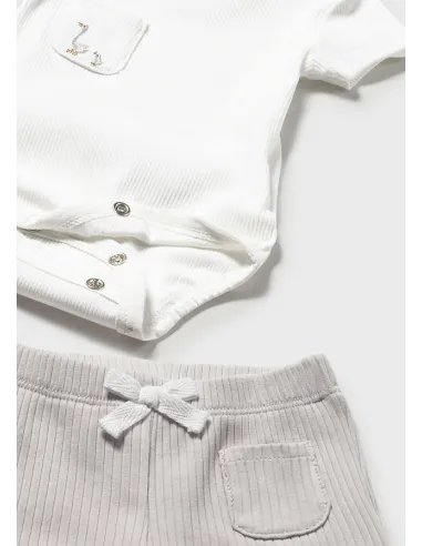 Conj. punto 4 piezas - Plata