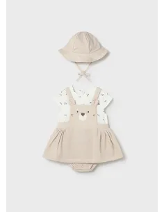 Pelele falda - Trigo     