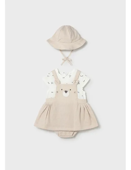 Pelele falda - Trigo     