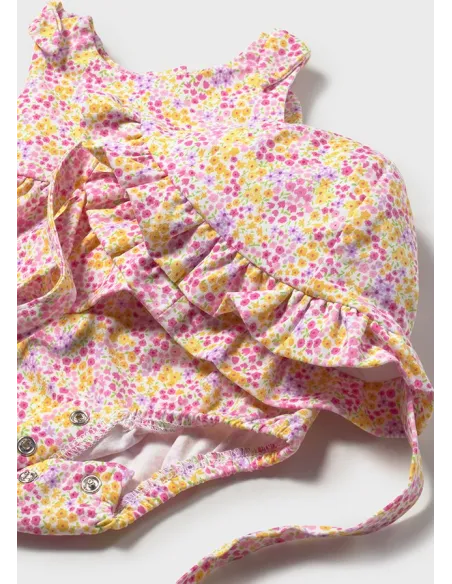 Pelele con gorro - Rosa      