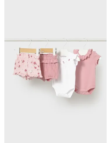 Set 2 bodies y 2 shorts - Rose      