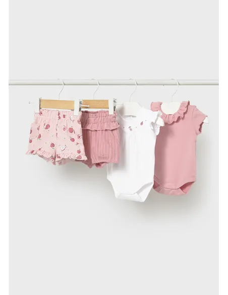 Set 2 bodies y 2 shorts - Rose      