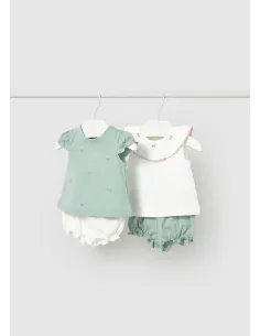 Conj. pant. corto 4 piezas - Aqua      