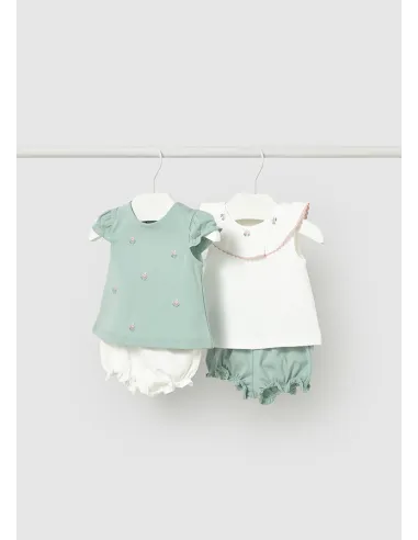 Conj. pant. corto 4 piezas - Aqua      