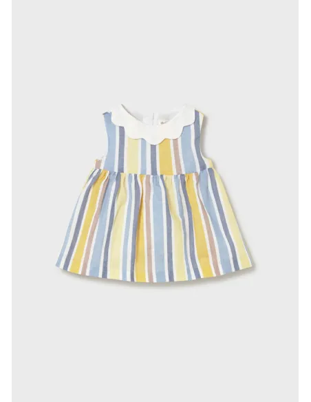 Vestido rayas lino - Savana    