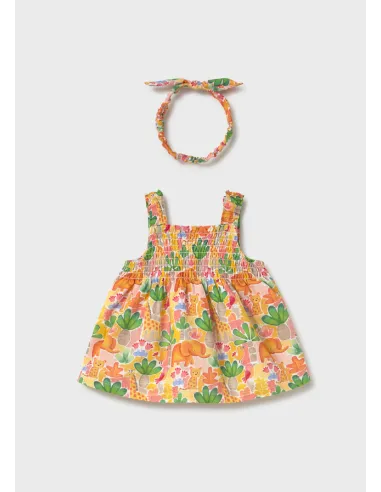 Vestido y diadema - Mostaza   