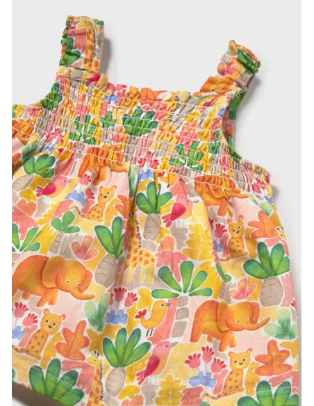 Vestido y diadema - Mostaza   